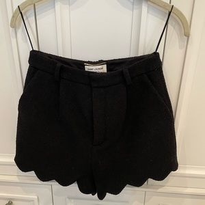 Yves Saint Laurent scallop hem will blend shorts